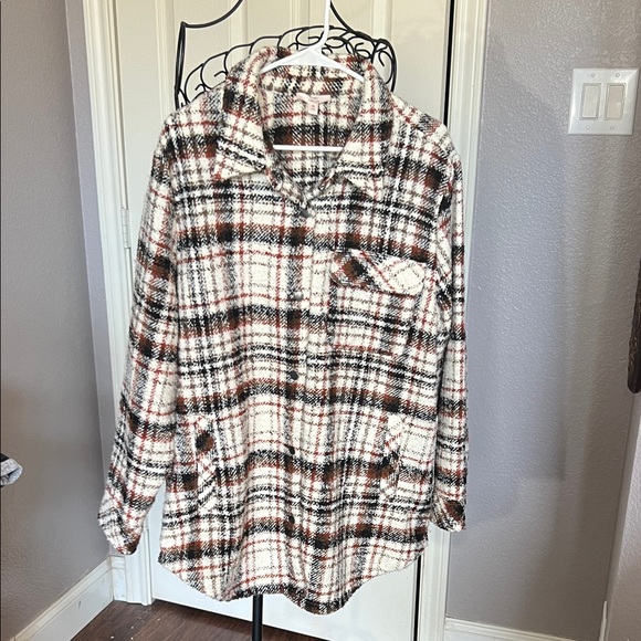 Como Vintage Jackets & Blazers - Como Vintage Multicolor Shacket